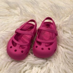 Crocs Pink MaryJanes